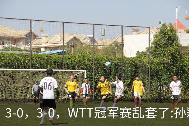 3-0，3-0，WTT冠军赛乱套了:孙颖莎制造惨案，林诗栋超级大逆转！